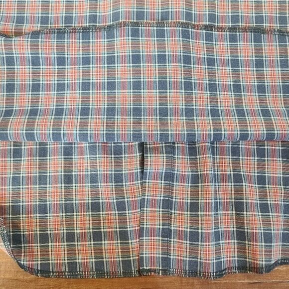 VTG Frontier Shirt Mens XL Retro Country Pearl Snap Plaid Western Cowboy Grandpa - Picture 8 of 12
